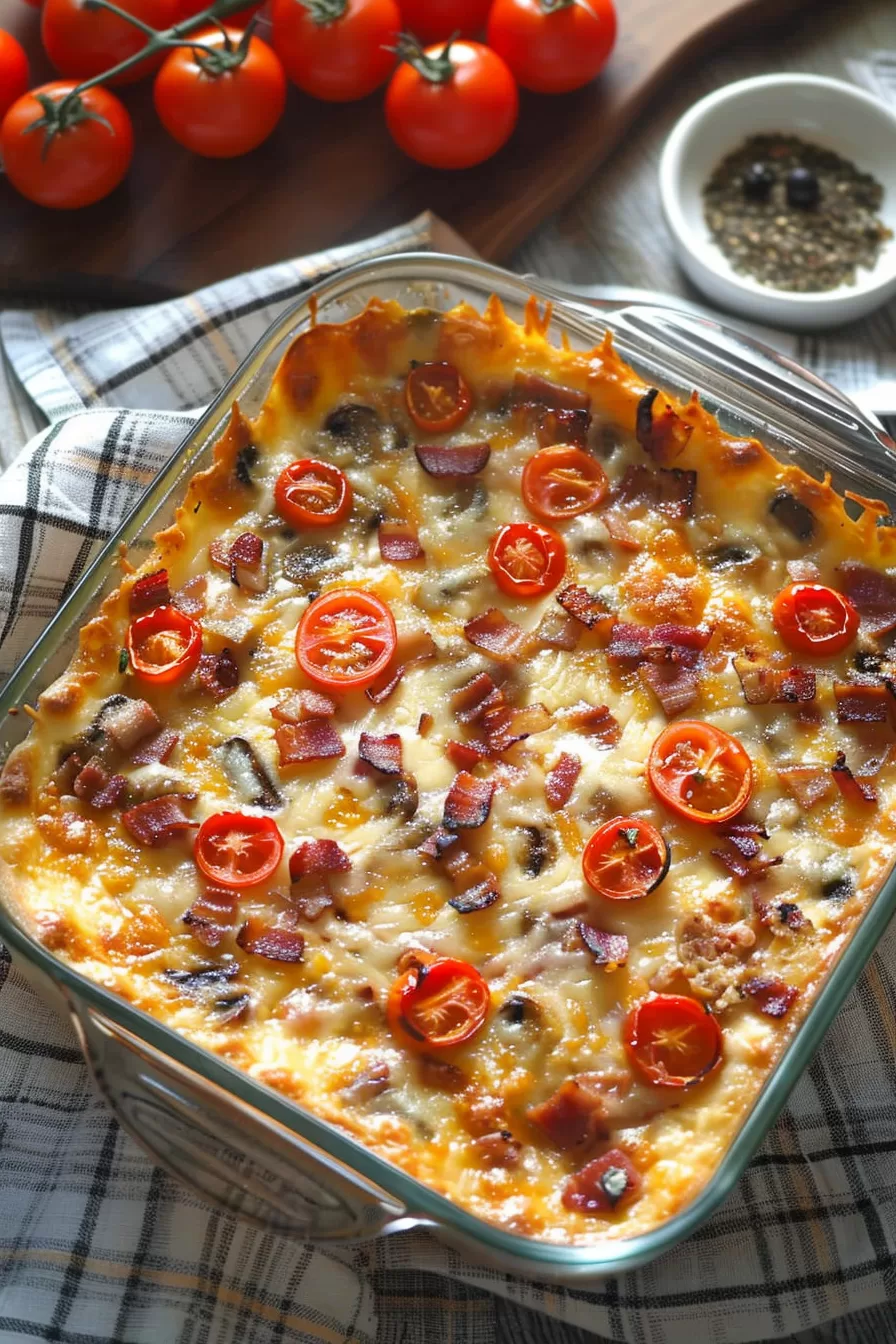 Creamy Kentucky Hot Brown Dip