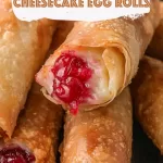 Crispy Cherry Cheesecake Egg Rolls