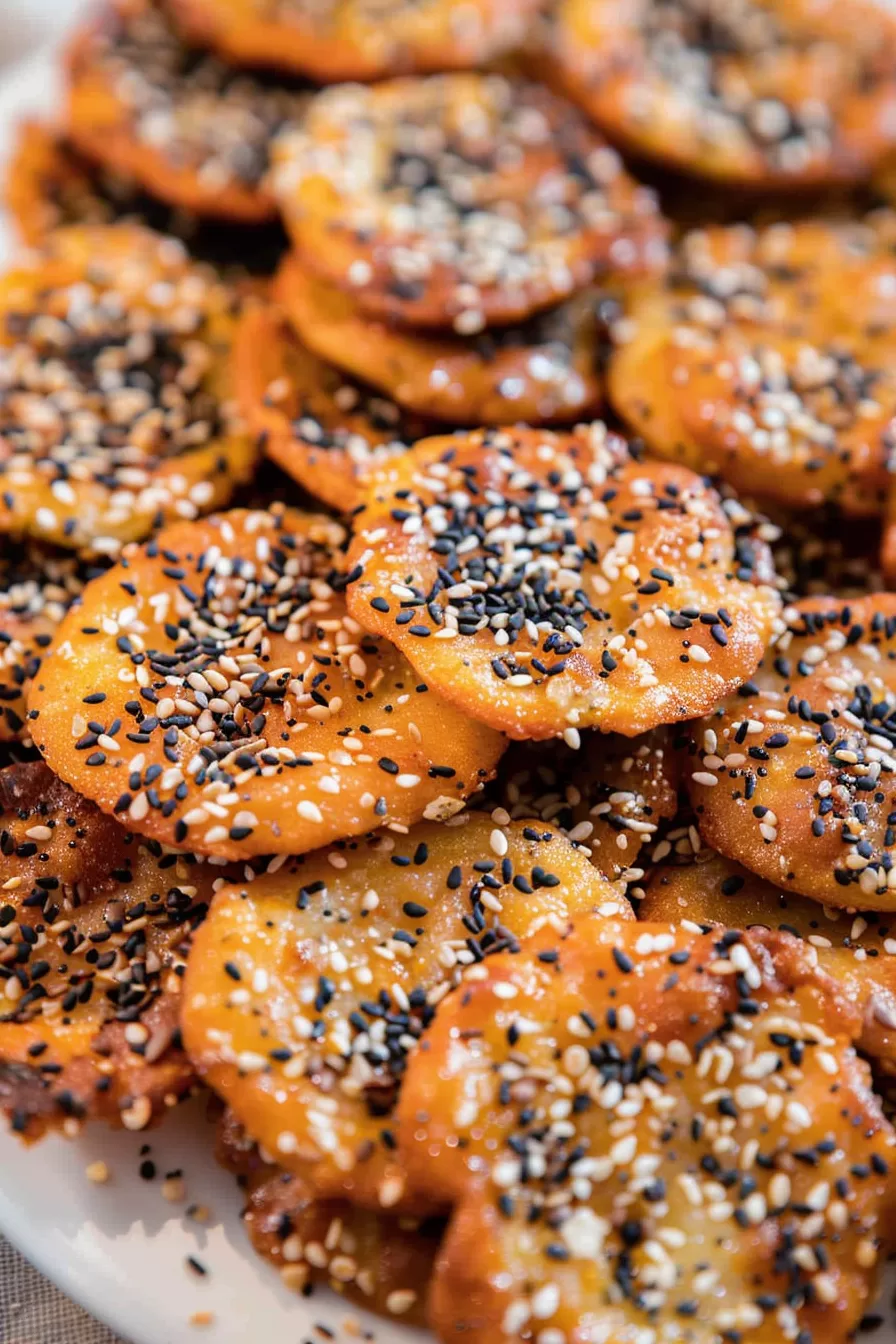 Crunchy Everything Bagel Crisps