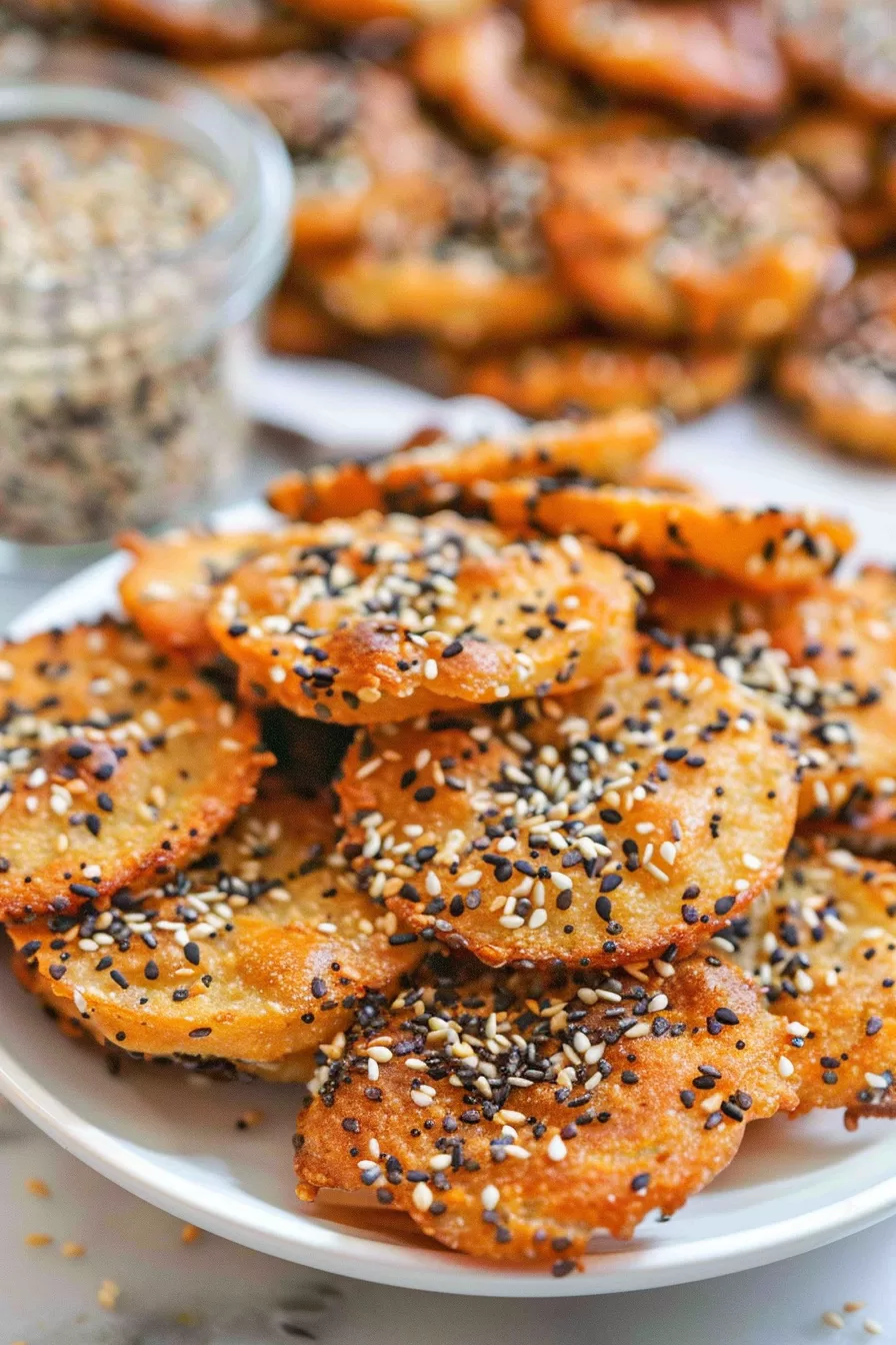 Crunchy Everything Bagel Crisps