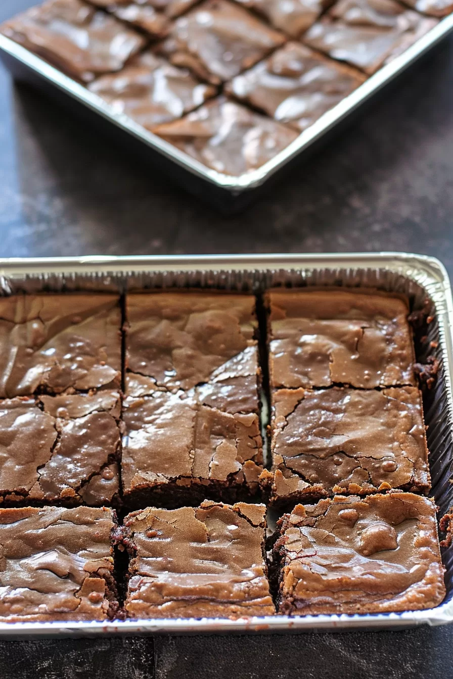 Decadent Turtle Buckeye Brownies