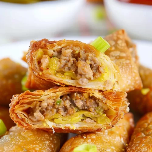 Easy Big Mac Egg Rolls