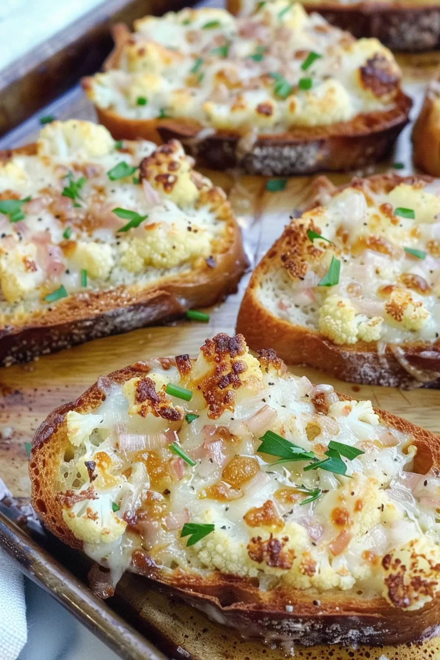 Easy Cauliflower Toast by Ina Garten