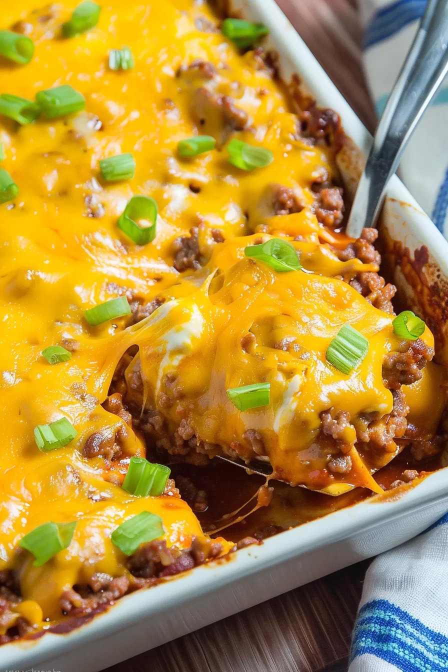 Easy Cheeseburger Casserole