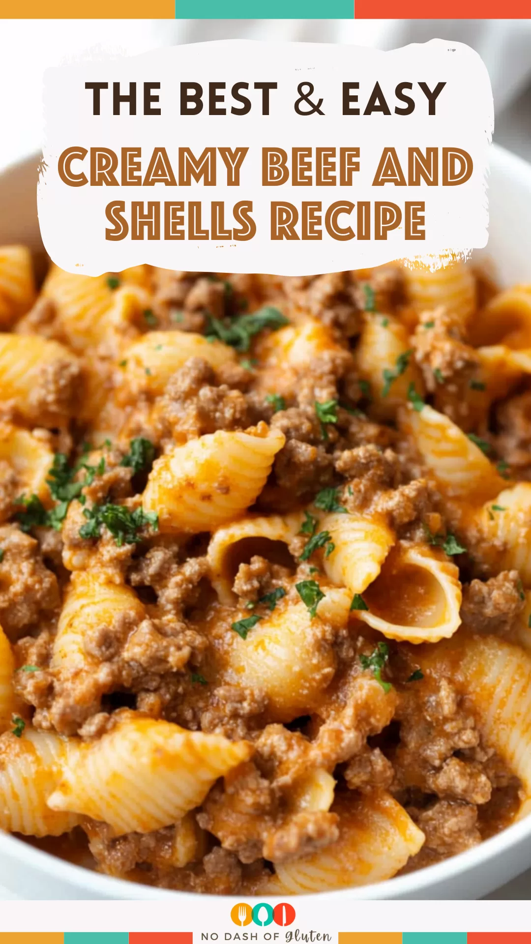 Easy Creamy Beef and Shells Recipe