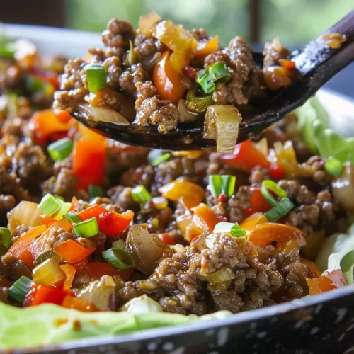 Easy Ground Beef Lettuce Wraps