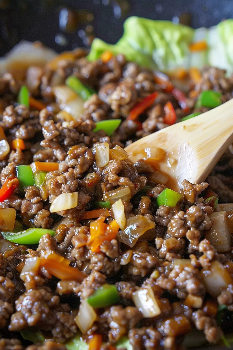 Easy Ground Beef Lettuce Wraps