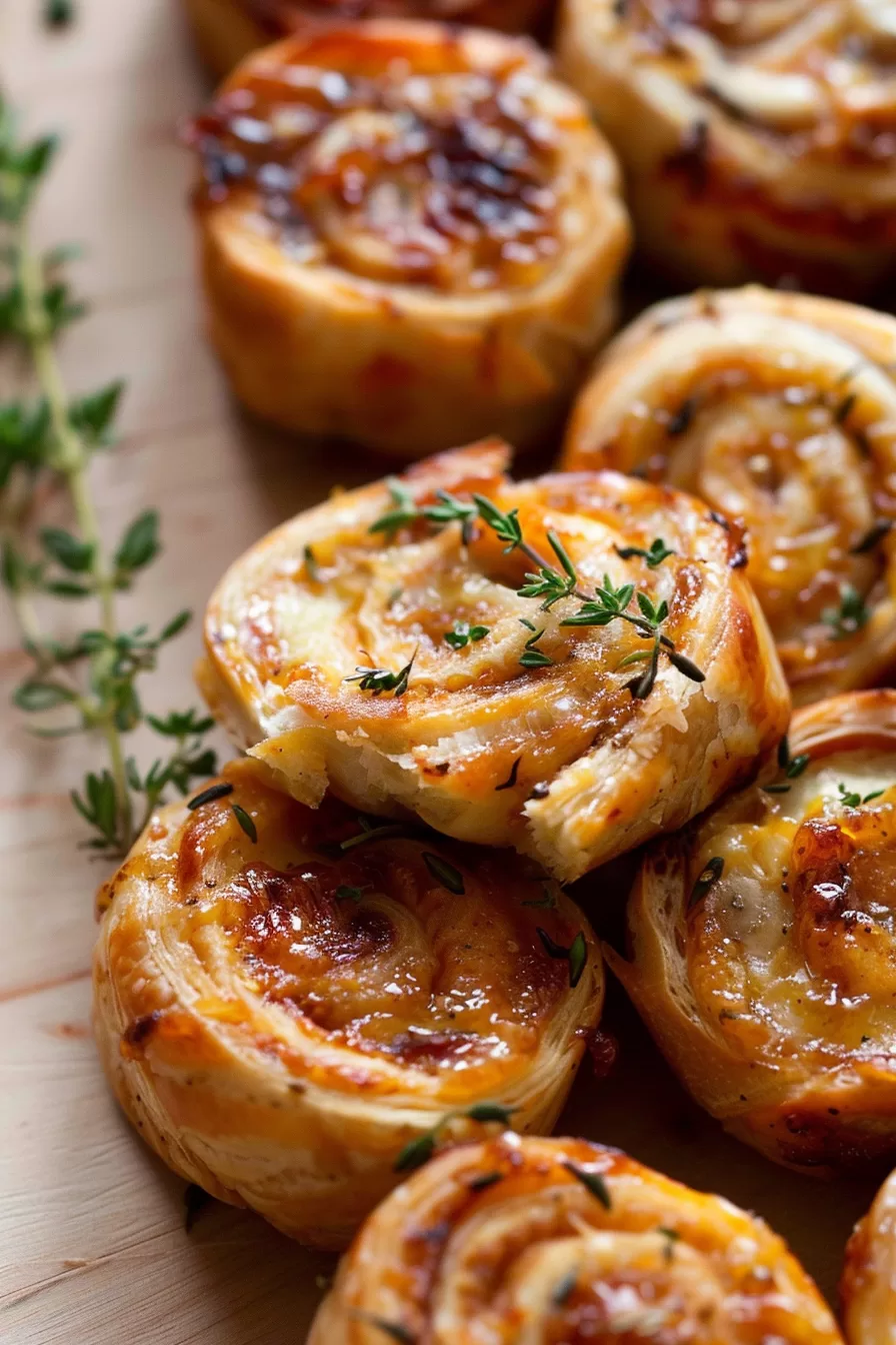 Flaky Fig and Goat Cheese Pinwheels