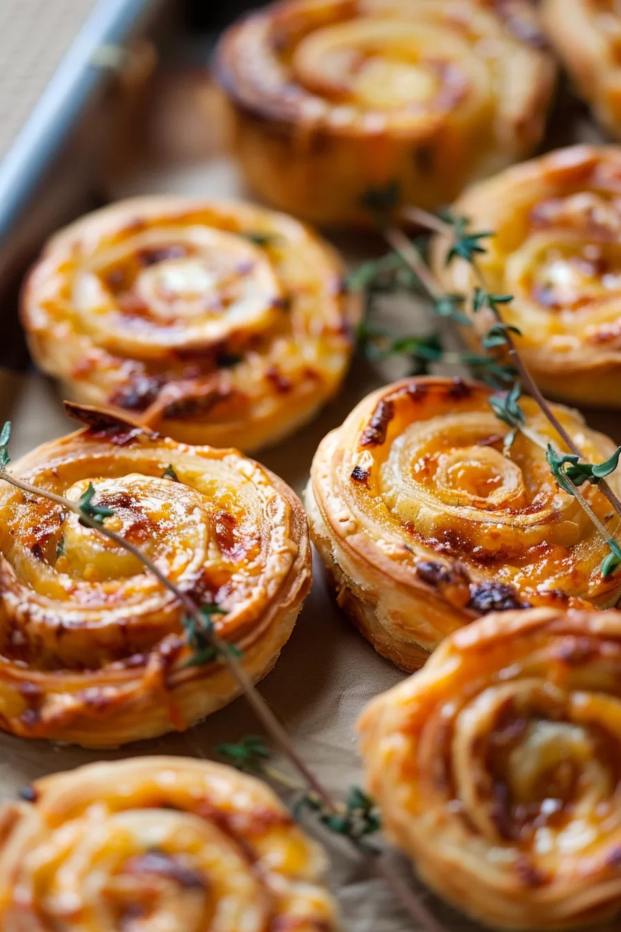 Flaky Fig and Goat Cheese Pinwheels