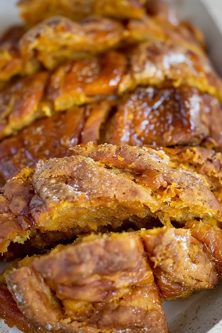 Flaky Pumpkin Spice Pull Apart Bread