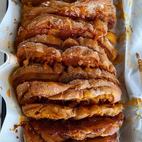 Flaky Pumpkin Spice Pull Apart Bread