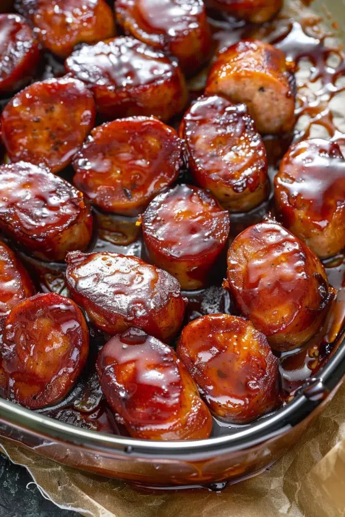 Flavorful Baked BBQ Sausages