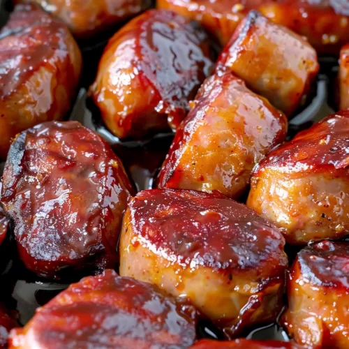 Flavorful Baked BBQ Sausages