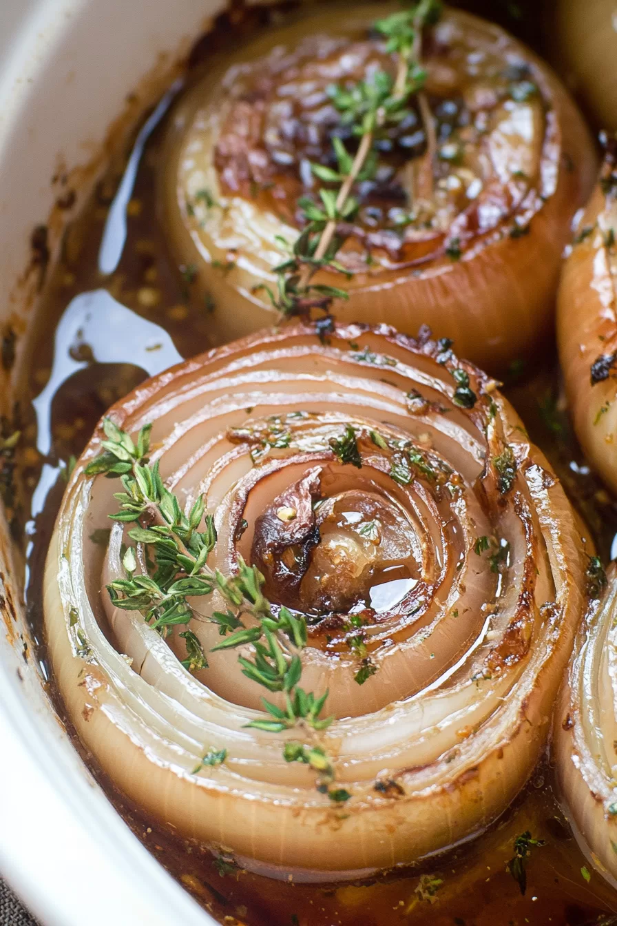 Flavorful Marinated Roasted Onions