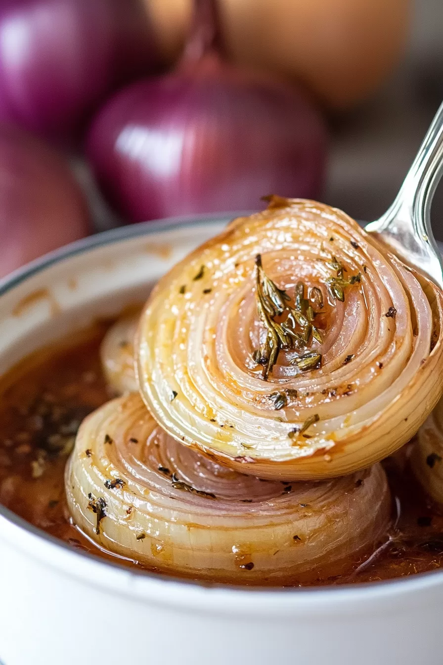 Flavorful Marinated Roasted Onions