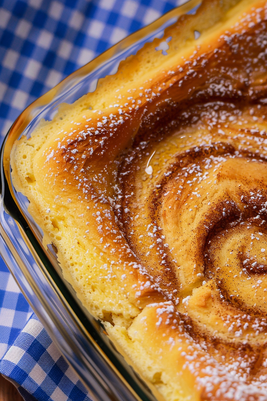 Fluffy Cinnamon Roll German Pancake