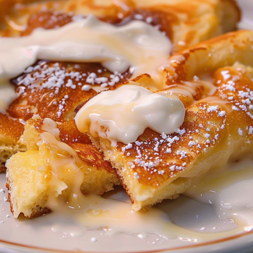 Fluffy Cinnamon Roll German Pancake