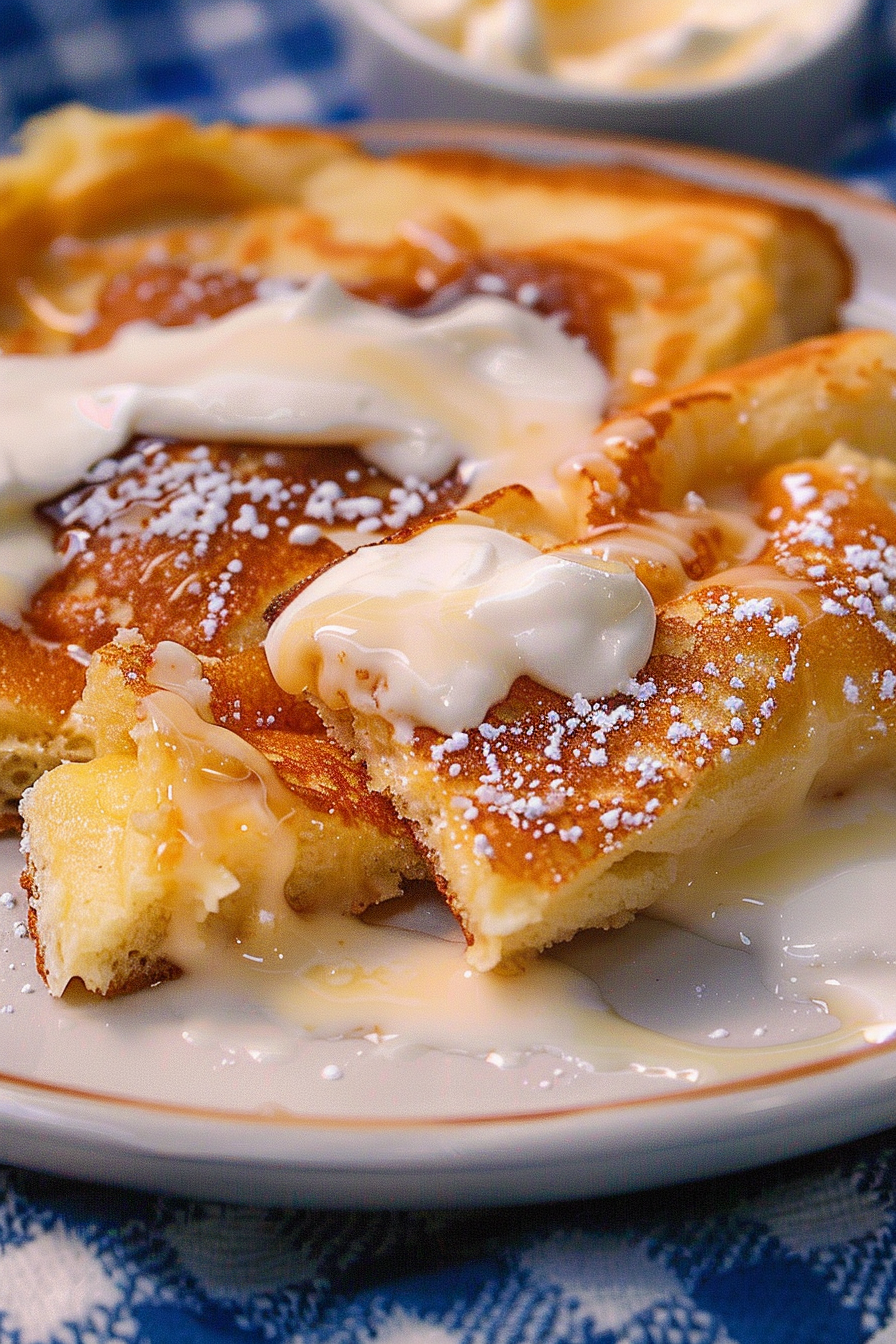 Fluffy Cinnamon Roll German Pancake