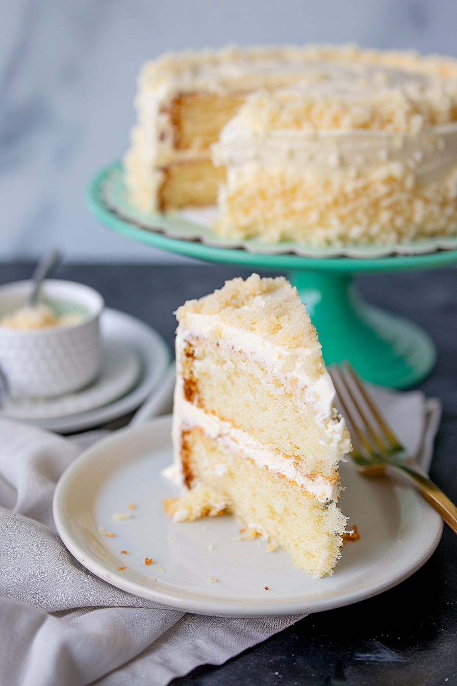 Fluffy White Velvet Cake