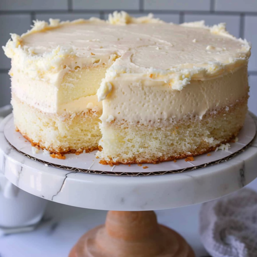 Fluffy White Velvet Cake