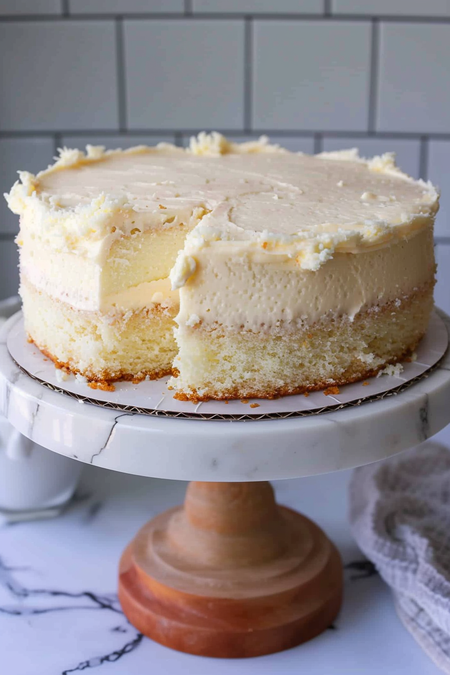 Fluffy White Velvet Cake