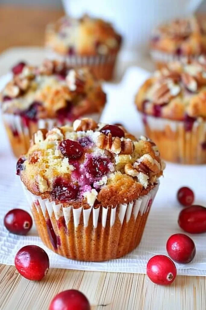 Fresh Cranberry Orange Muffins