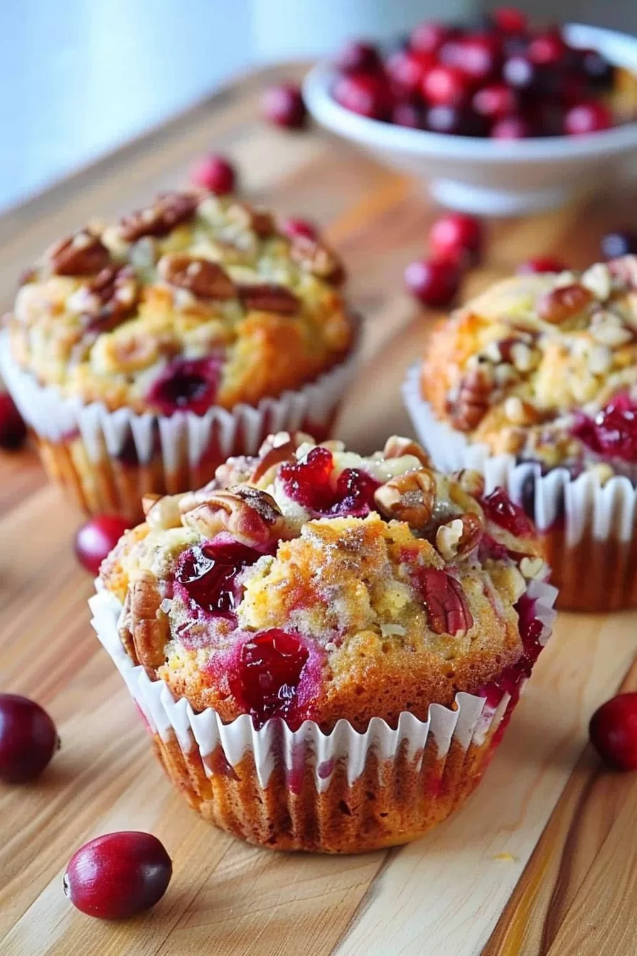 Fresh Cranberry Orange Muffins