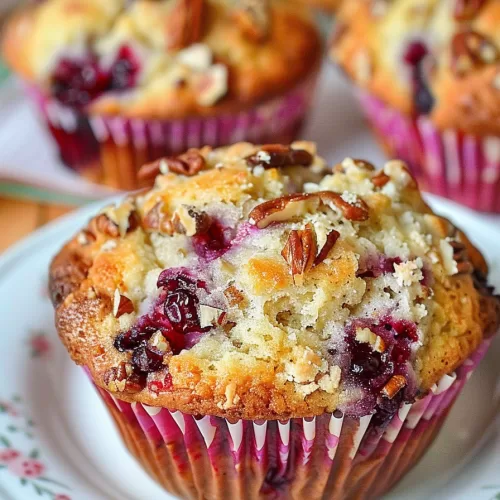 Fresh Cranberry Orange Muffins