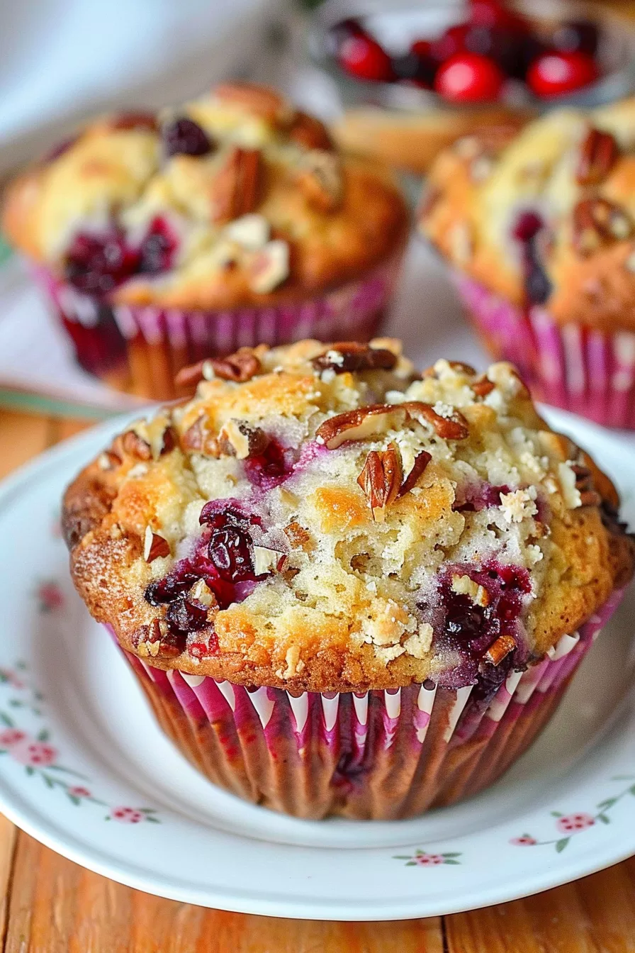 Fresh Cranberry Orange Muffins