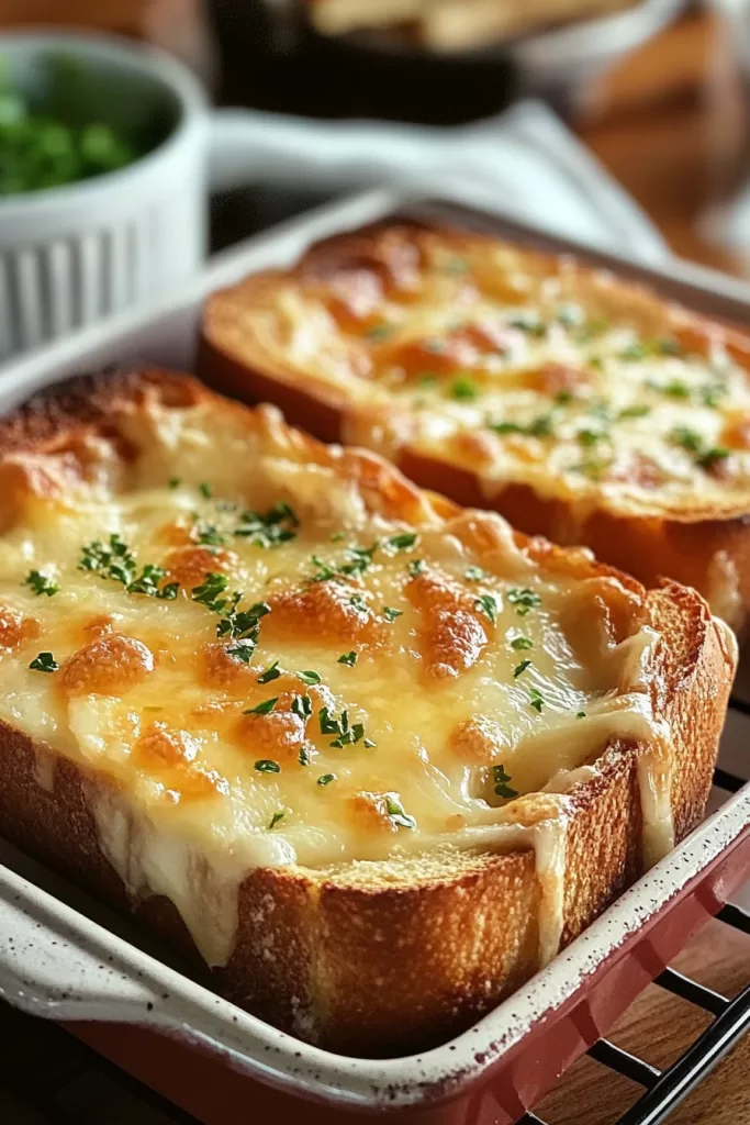 Garlic Butter Cheesy Texas Toast