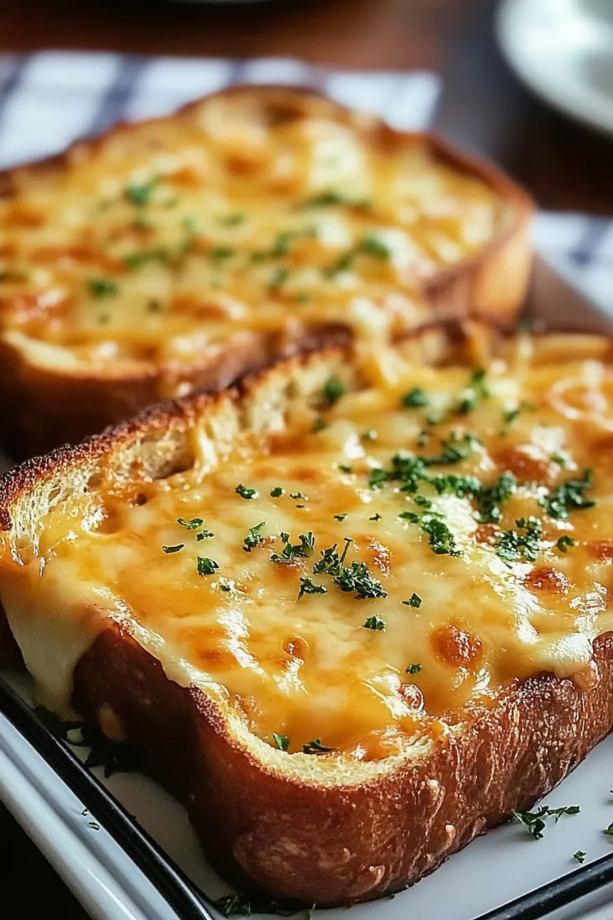 Garlic Butter Cheesy Texas Toast