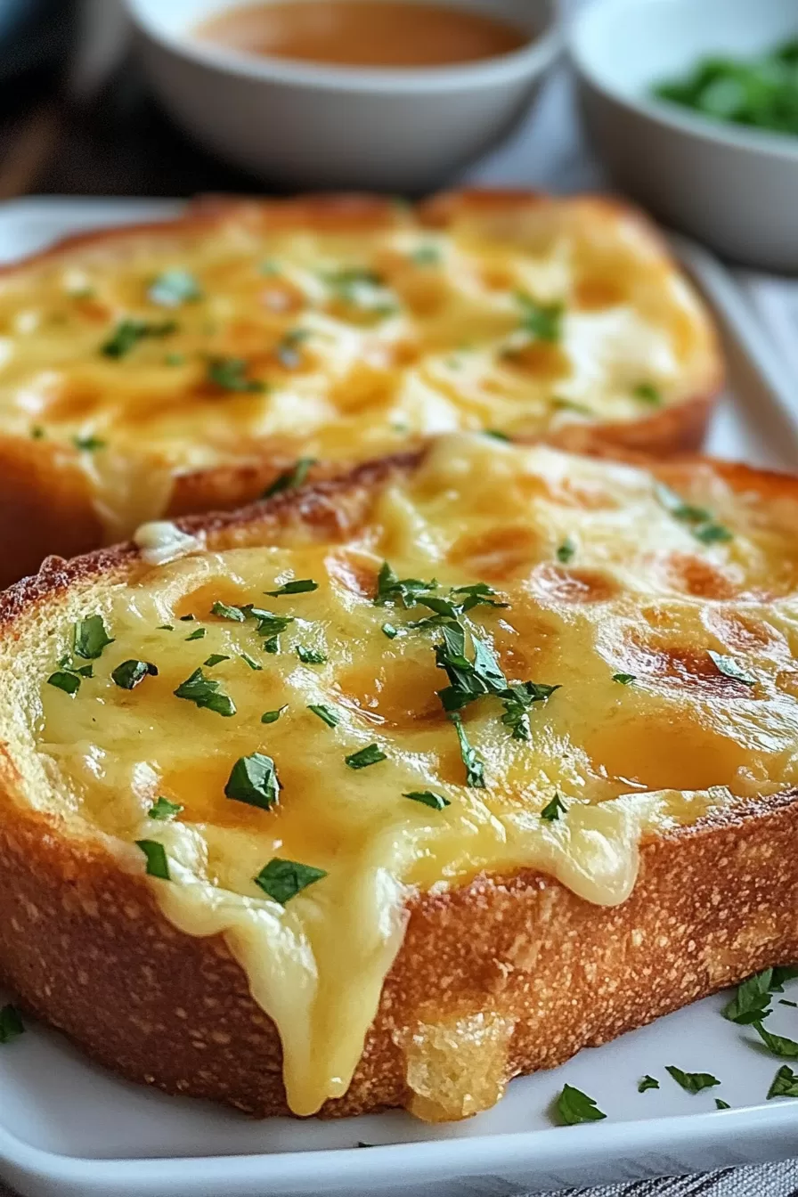 Garlic Butter Cheesy Texas Toast