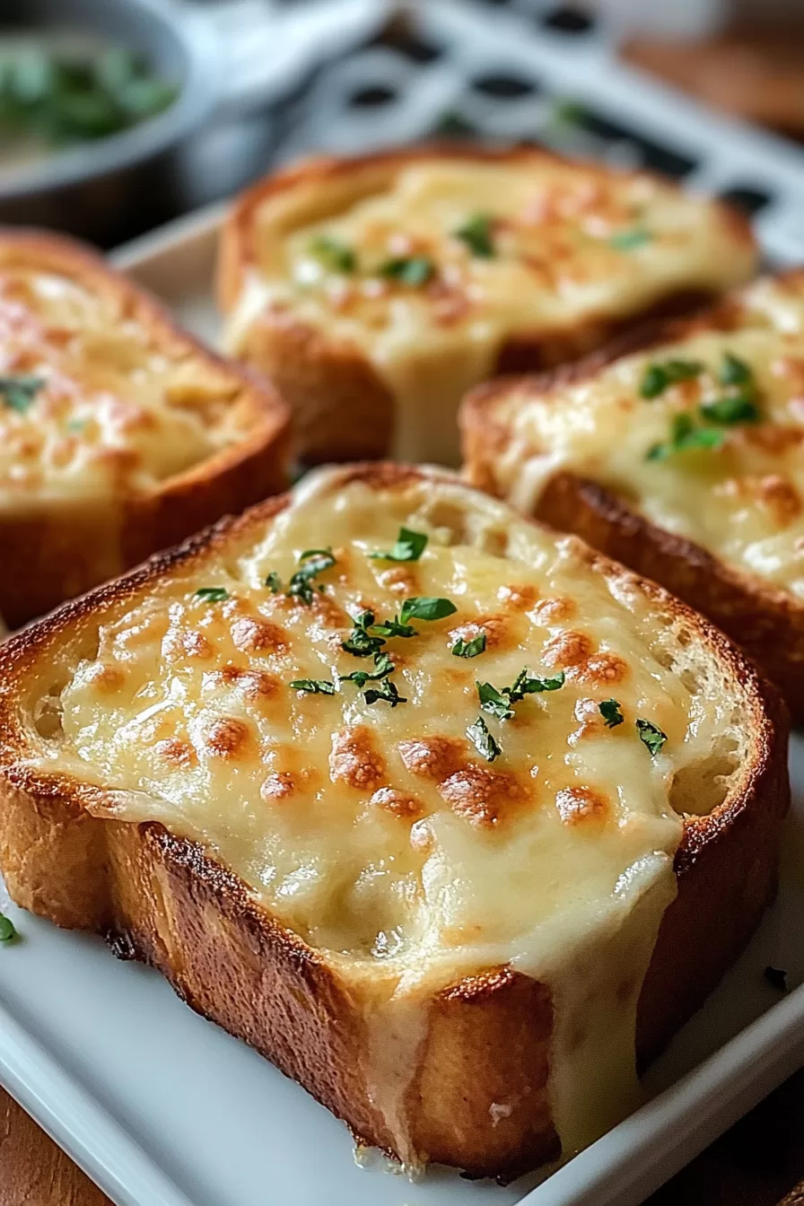 Garlic Butter Cheesy Texas Toast