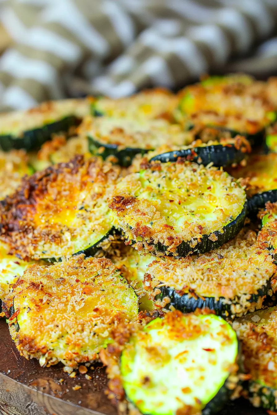 Golden Air Fryer Zucchini