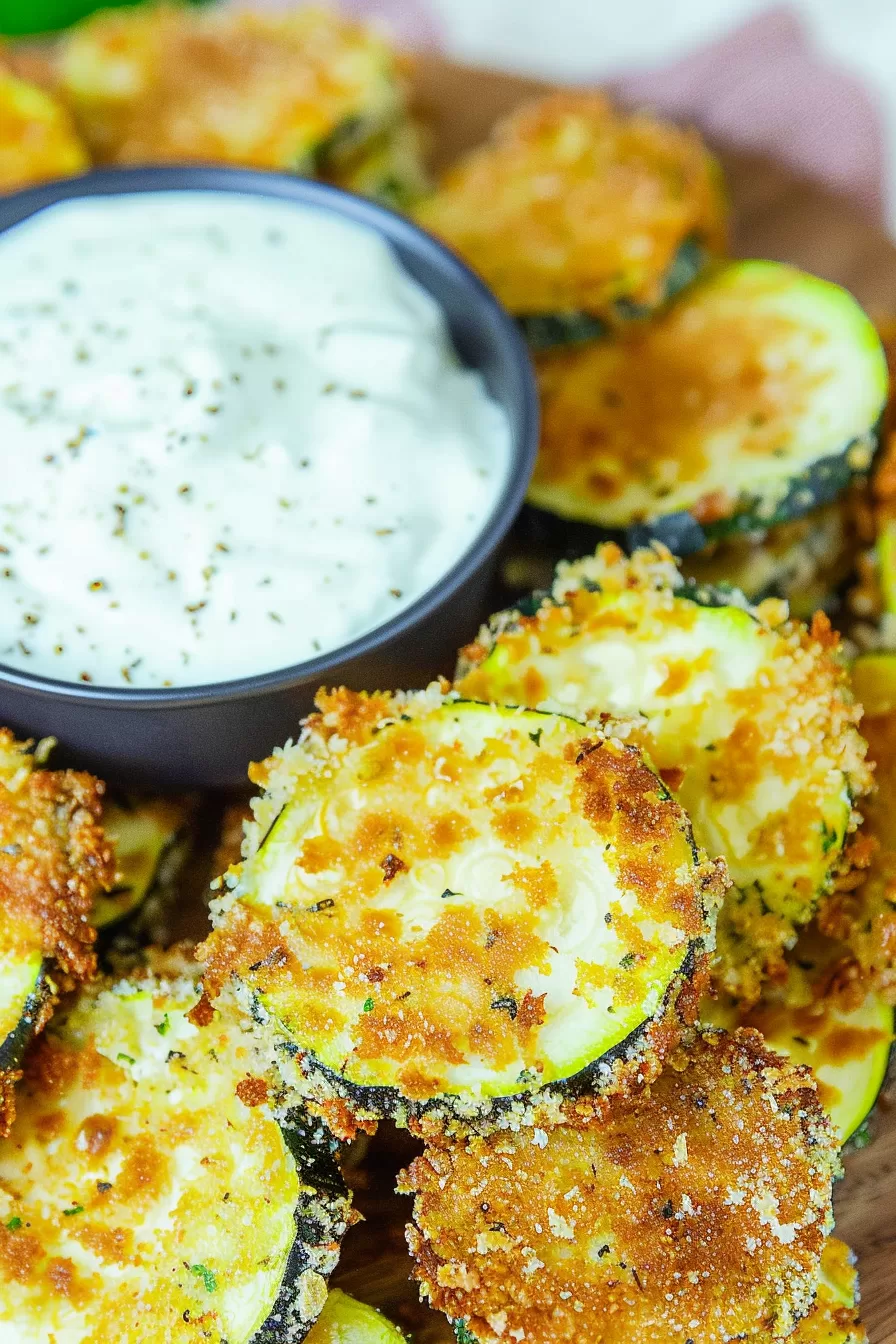 Golden Air Fryer Zucchini