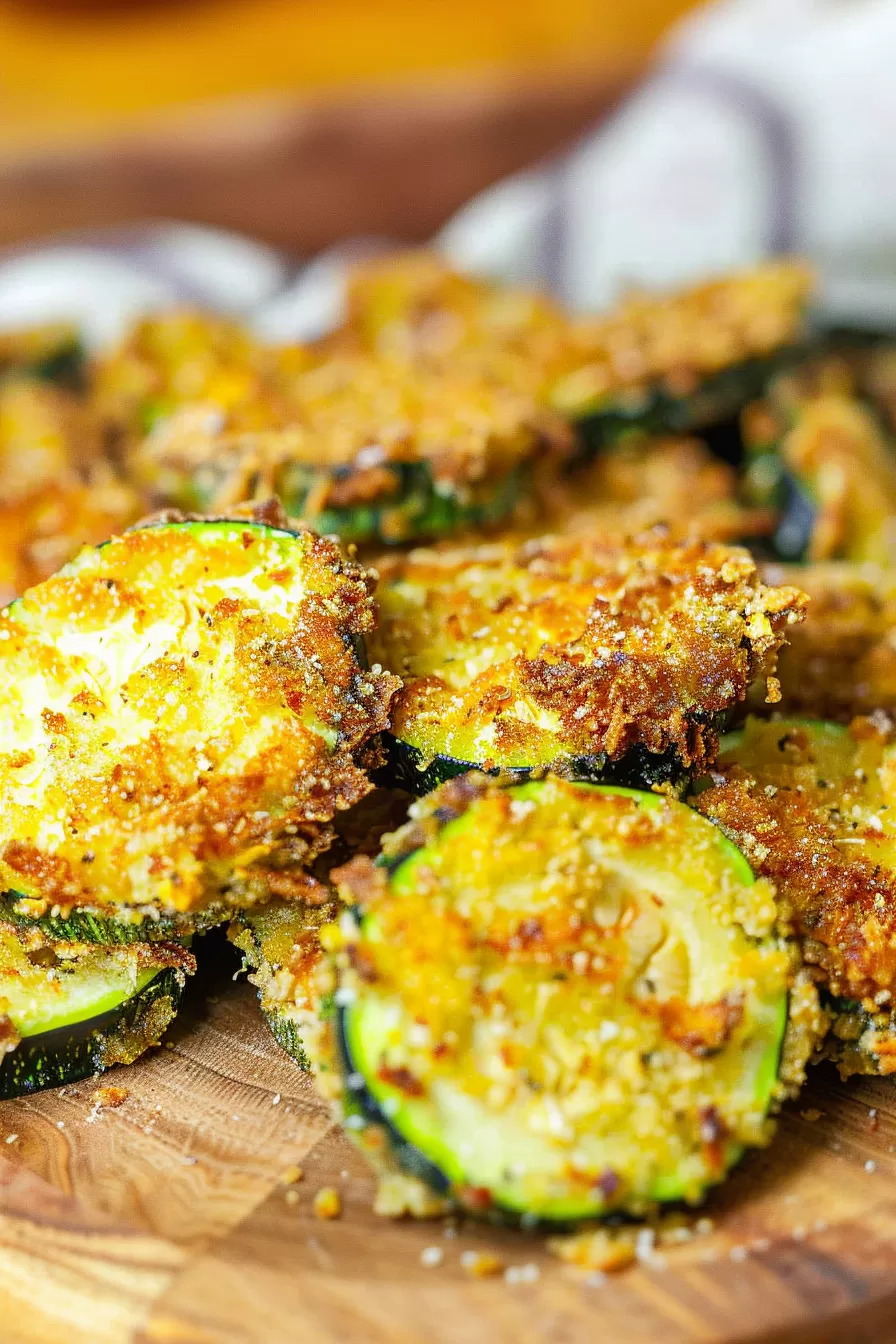 Golden Air Fryer Zucchini