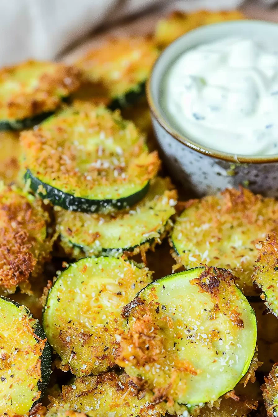 Golden Air Fryer Zucchini