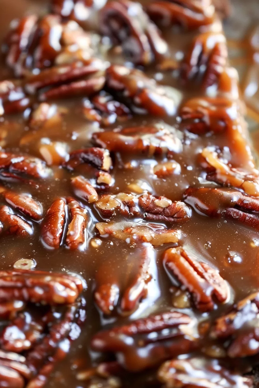 Gooey Caramel Pecan Shortbread Bars