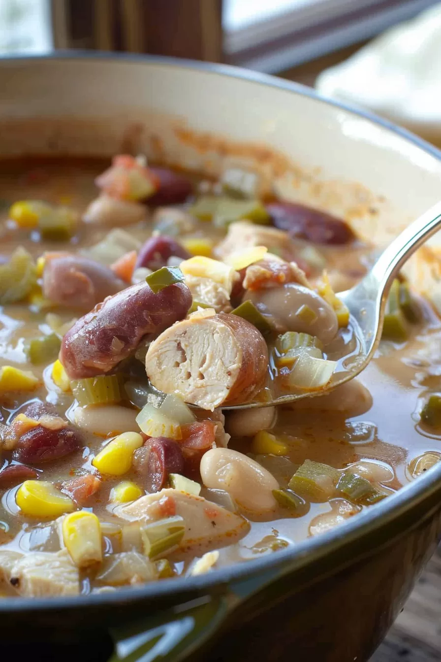 Hearty Cajun Chicken Chili