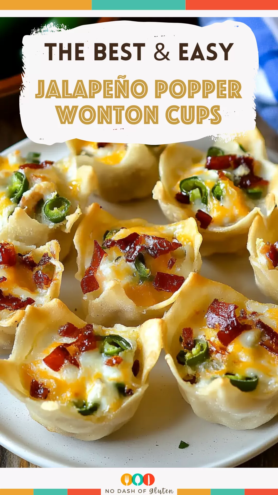 Jalapeño Popper Wonton Cups