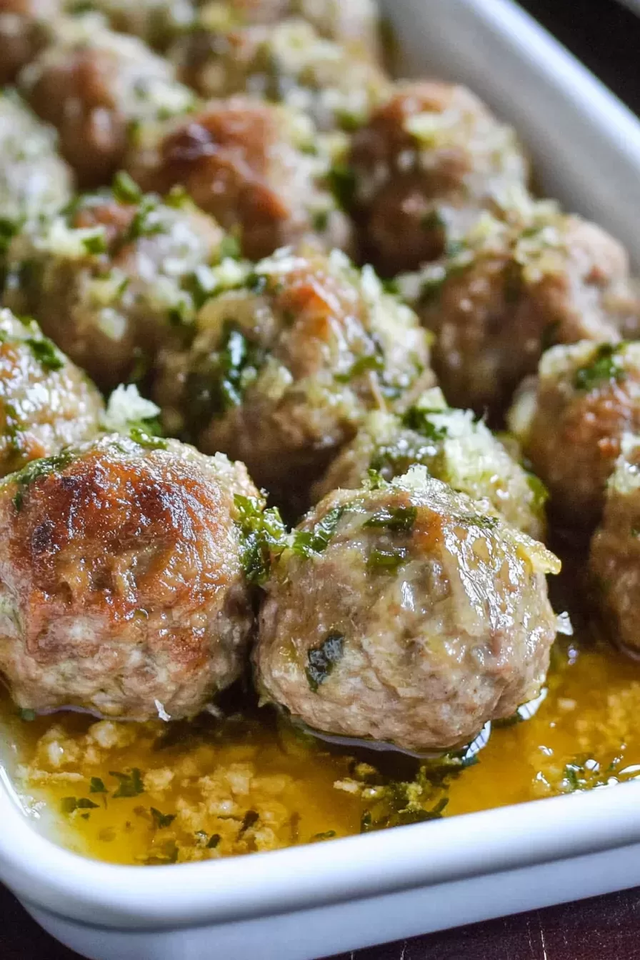 Juicy Baked Turkey Meatballs