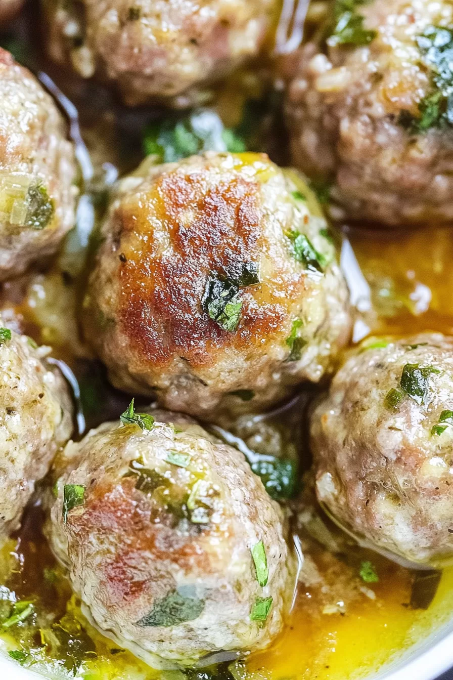 Juicy Baked Turkey Meatballs