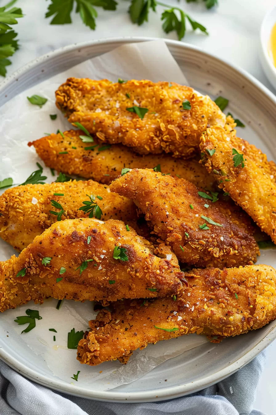 Juicy Oven Fried Chicken