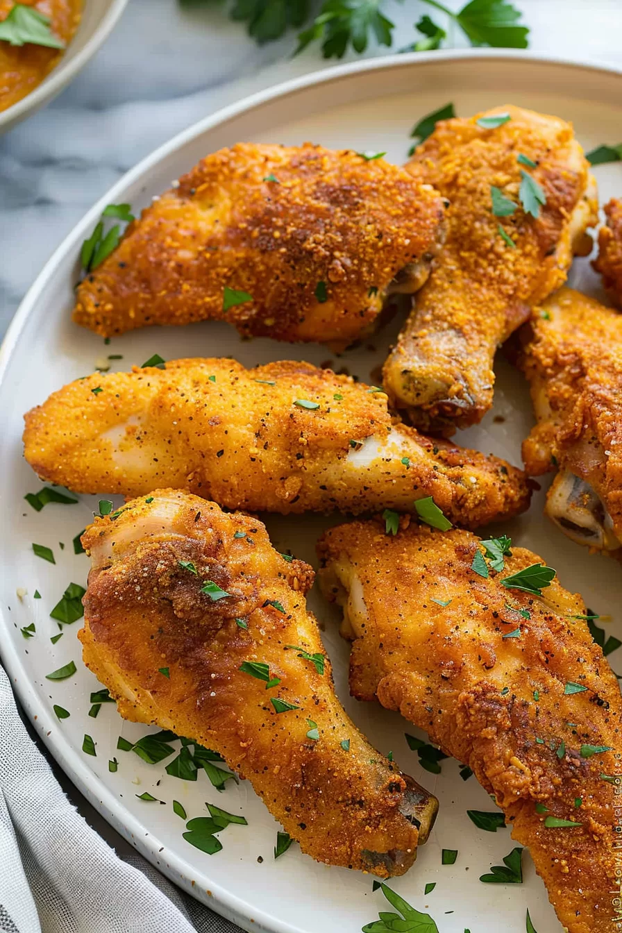 Juicy Oven Fried Chicken