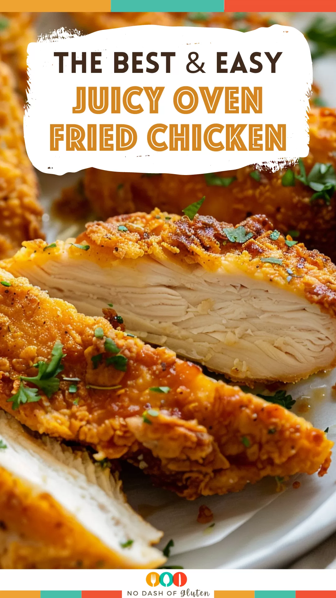 Juicy Oven Fried Chicken