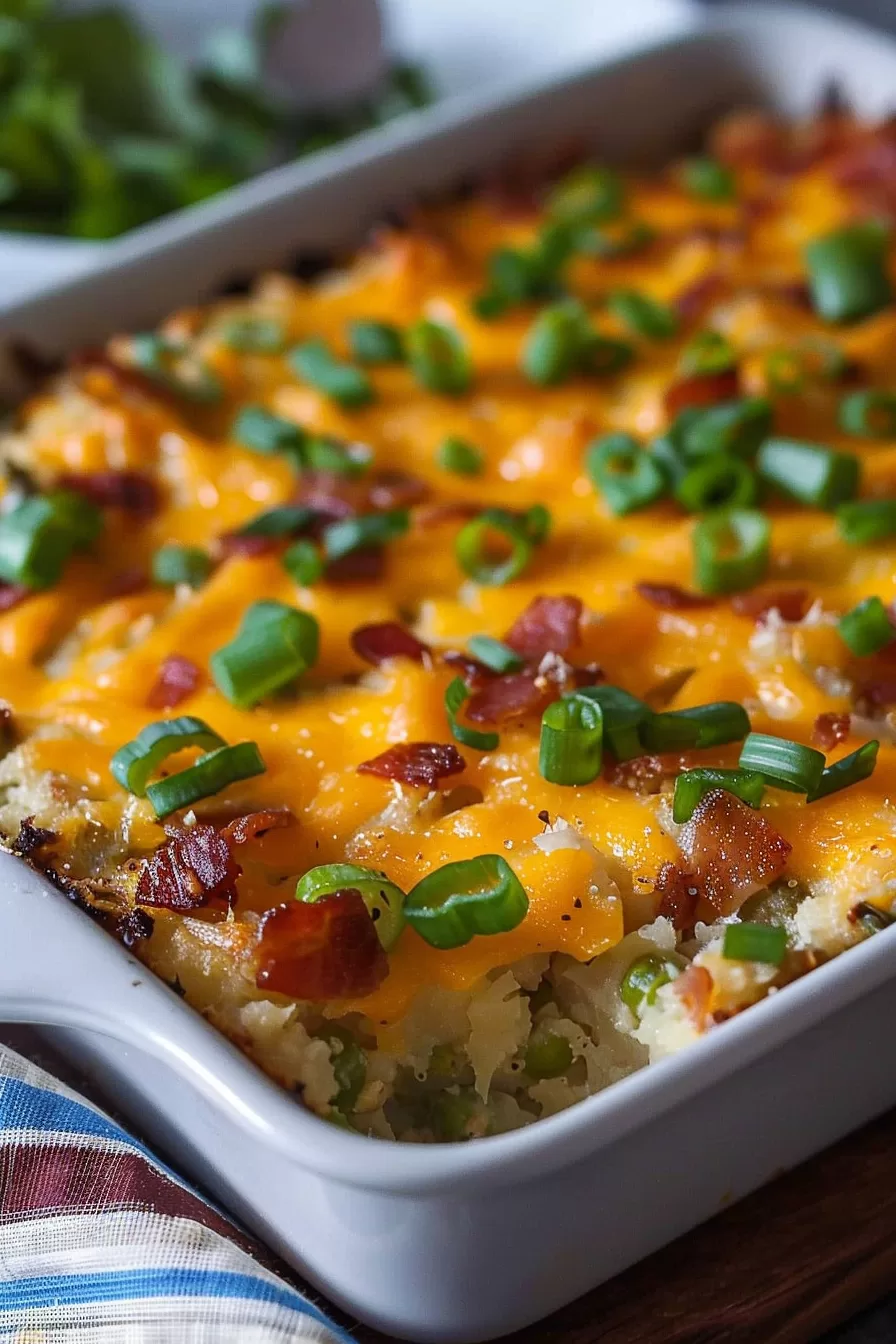 Loaded Twice Baked Potato Casserole