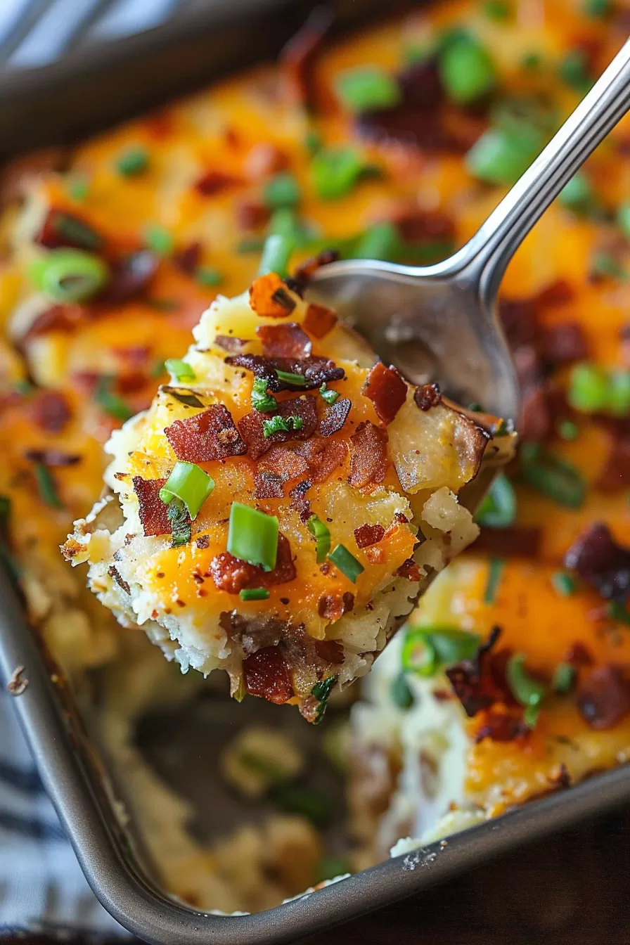 Loaded Twice Baked Potato Casserole