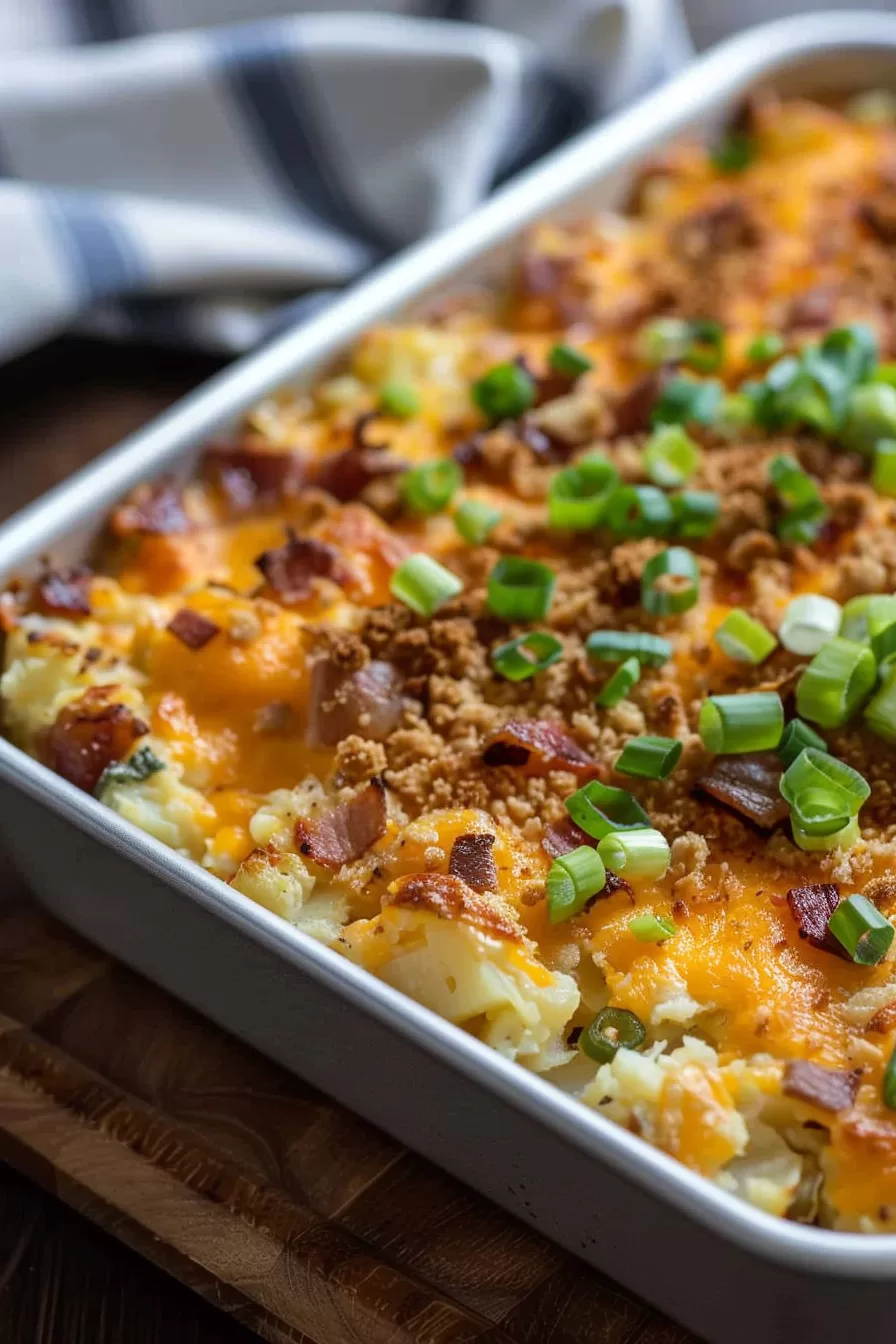 Loaded Twice Baked Potato Casserole