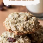 Low Fat Banana Raisin Oatmeal Cookies