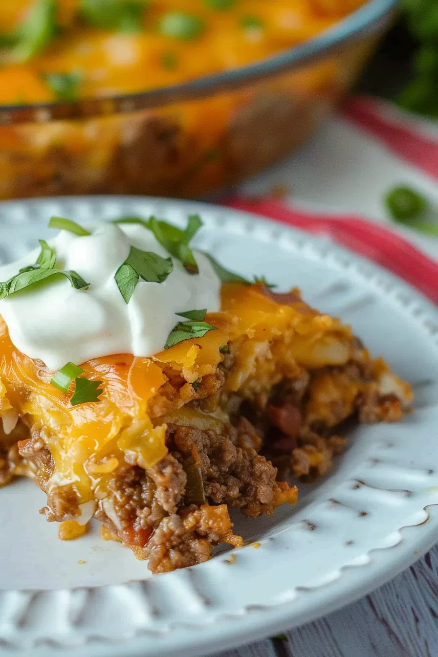 Mexican-Style Impossible Taco Pie